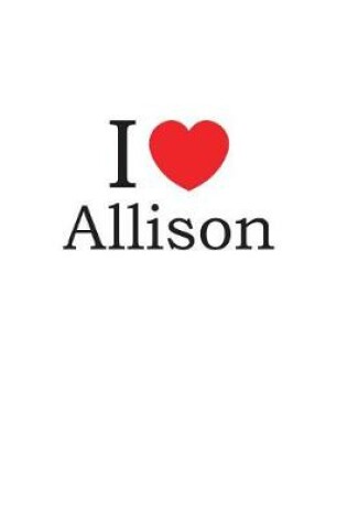 Cover of I Love Allison
