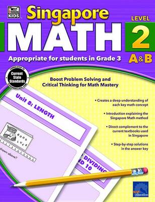 Book cover for Singapore Math, Grade 3