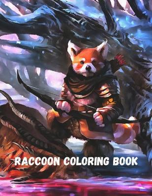 Book cover for Raccoon Coloring Book
