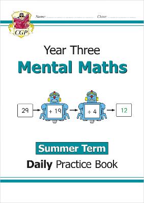 Book cover for New KS2 Mental Maths Daily Practice Book: Year 3 - Summer Term