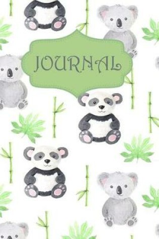 Cover of Panda and Bear Prints Journal