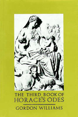 Book cover for The Third Book of Horace's Odes