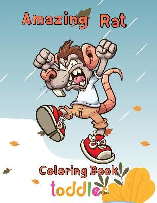 Book cover for Amazing Rat Coloring book Toddler