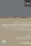 Book cover for ICE Manual of Geotechnical Engineering Vol 1