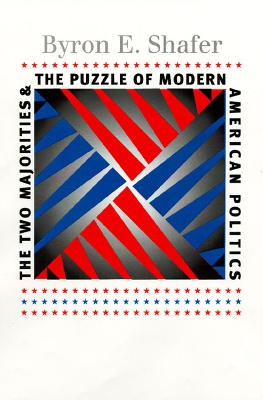 Book cover for The Two Majorities and the Puzzle of Modern American Politics