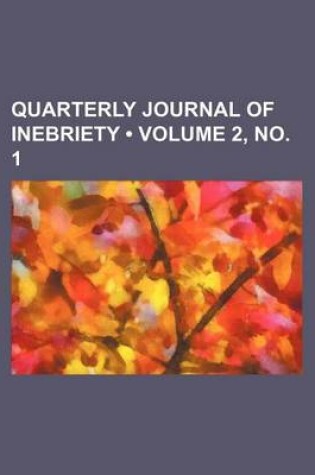 Cover of Quarterly Journal of Inebriety