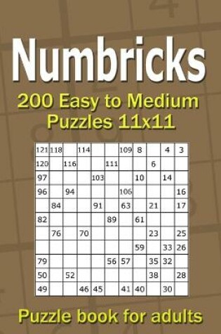 Cover of Numbricks puzzle book for adults