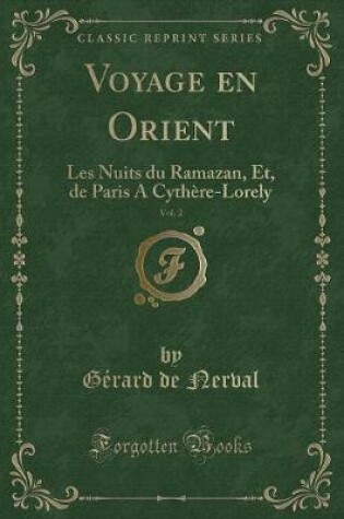 Cover of Voyage En Orient, Vol. 2