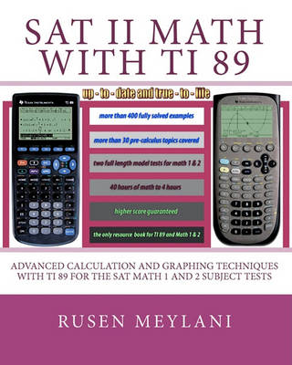 Book cover for SAT II Math with TI 89