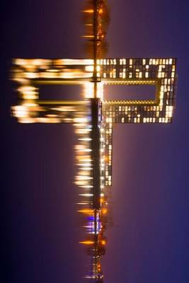 Book cover for Groningen on the Water at Night in the Netherlands