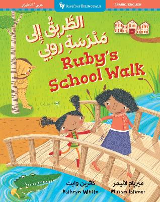 Book cover for Ruby's School Walk (Bilingual Arabic & English)