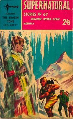 Cover of Supernatural Stories featuring The Frozen Tomb