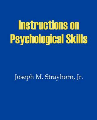 Book cover for Instructions on Psychological Skills