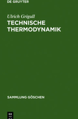 Cover of Technische Thermodynamik