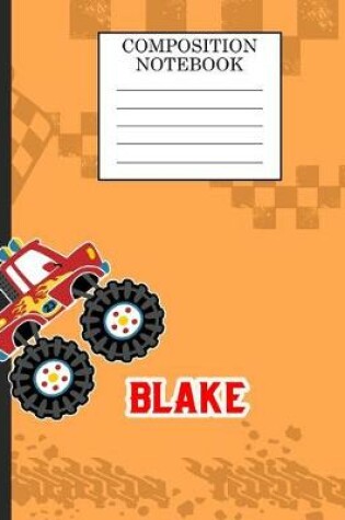 Cover of Compostion Notebook Blake