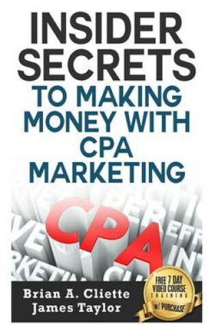 Cover of Insider Secrets to Making Money with Cap Marketing
