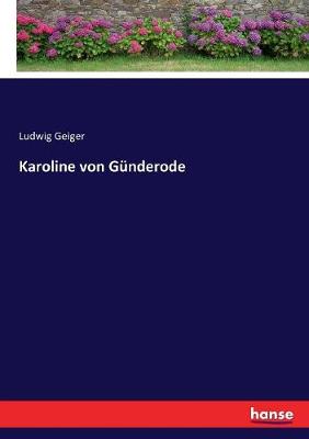 Book cover for Karoline von Günderode