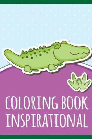 Cover of coloring book inspirational