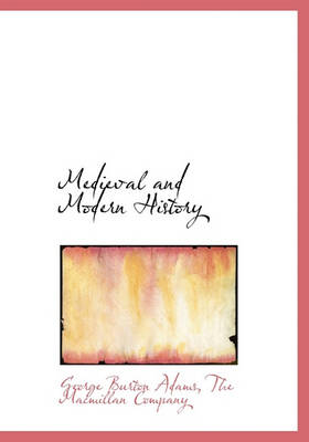 Book cover for Medieval and Modern History