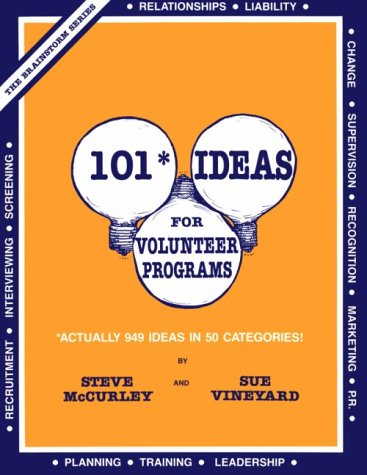 Book cover for One Hundred & One Ideas for Volunteer Programs