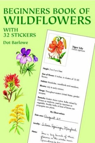 Cover of Beginners Book of Wildflowers