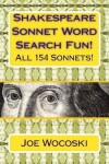 Book cover for Shakespeare Sonnet Word Search Fun!