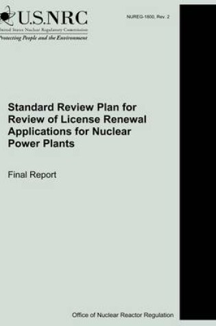 Cover of Standard Review Plan for Review of License Renewal Applications for Nuclear Power Plants