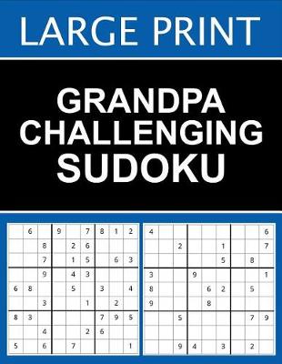 Book cover for Grandpa Challenging Sudoku