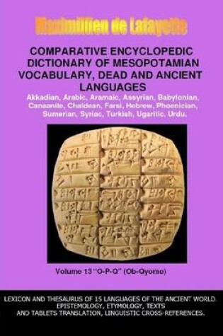 Cover of V13.Comparative Encyclopedic Dictionary of Mesopotamian Vocabulary Dead & Ancient Languages