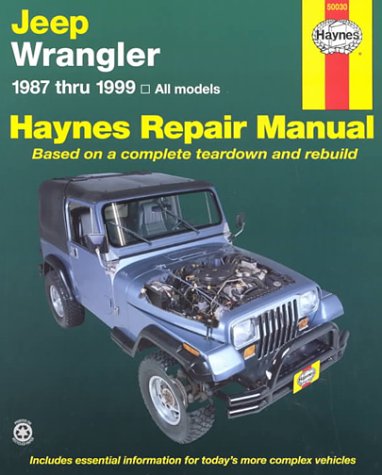 Book cover for Jeep Wrangler (1987-1999) Automotive Repair Manual