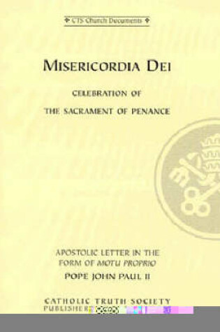 Cover of Misericordia Dei