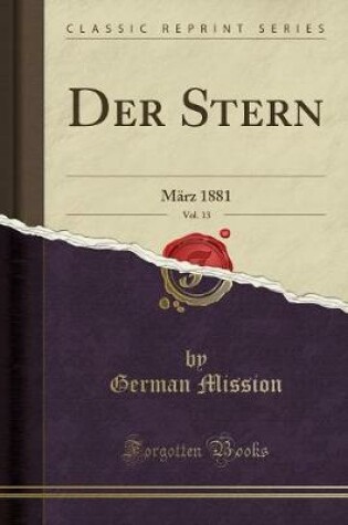 Cover of Der Stern, Vol. 13