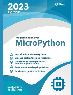 Book cover for Programmation avec MicroPython