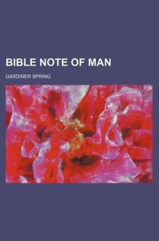 Cover of Bible Note of Man