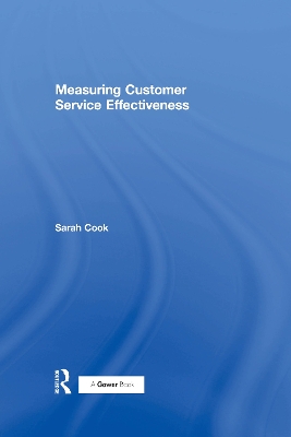 Book cover for Measuring Customer Service Effectiveness