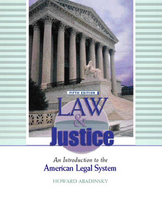 Book cover for Law and Justice