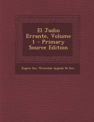 Book cover for El Judio Errante, Volume 1