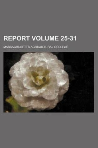 Cover of Report Volume 25-31