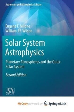 Cover of Solar System Astrophysics