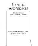 Book cover for Planter & Yeomen Sel Articles