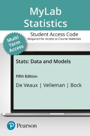 Cover of Mystatlab with Pearson Etext -- 24 Month Standalone Access Card -- For STATS