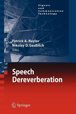 Cover of Speech Dereverberation