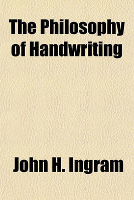 Book cover for The Philosophy of Handwriting