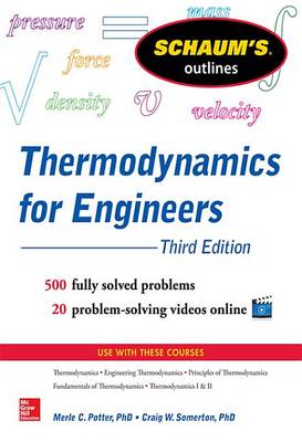 Book cover for Schaum's Outline of Thermodynamics for Engineers, 3rd Edition