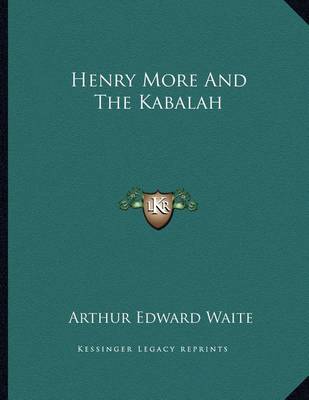 Book cover for Henry More and the Kabalah