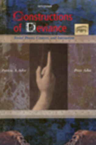 Cover of Constructions of Deviance