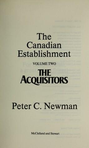 Book cover for Acquisitors