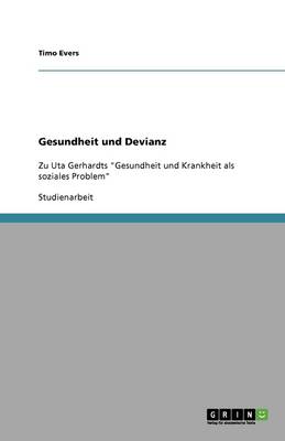 Book cover for Gesundheit und Devianz