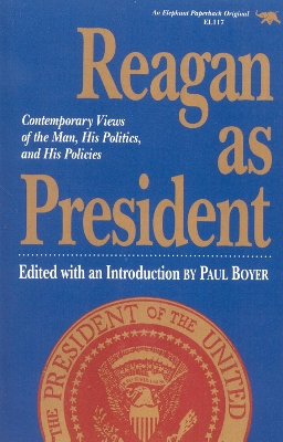 Book cover for Reagan as President