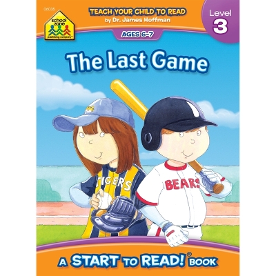 Cover of School Zone the Last Game - A Level 3 Start to Read! Book